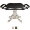 60" 2 in 1 Game Table - Antique White/slate
