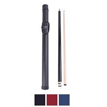 Conquest 58-in Maple Cue and Case Set (Black, Red or Blue)