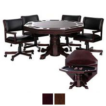 54" 3 in 1 Dining, Poker and Bumper Pool Table