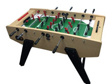 Milan European Foosball Table, Light Maple 
