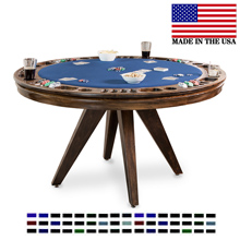 Austin Reversible Top Custom Game Table (Size 42", 48", 54", 60" or 66")