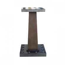 Plank & Hide Steel / Wood Floor Cue Rack