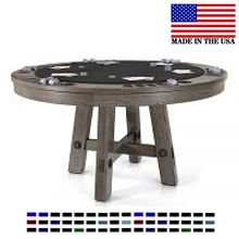 Loft Reversible Top Custom Game Table (Size 42", 48", 54", 60" or 66")