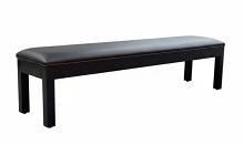 Black Bench with Storage