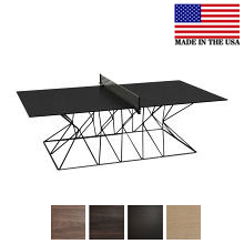 Outdoor Hourglass Ping Pong Table
