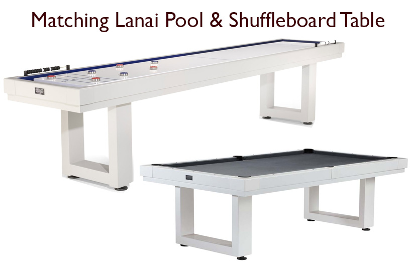 Matching Lanai Outdoor Game Tables