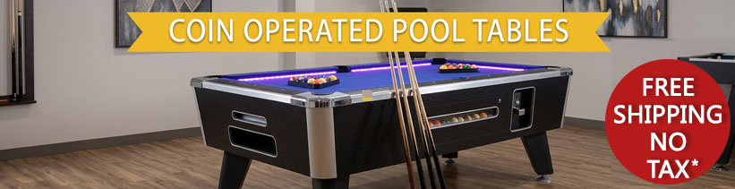 Coin Operated Pool Tables