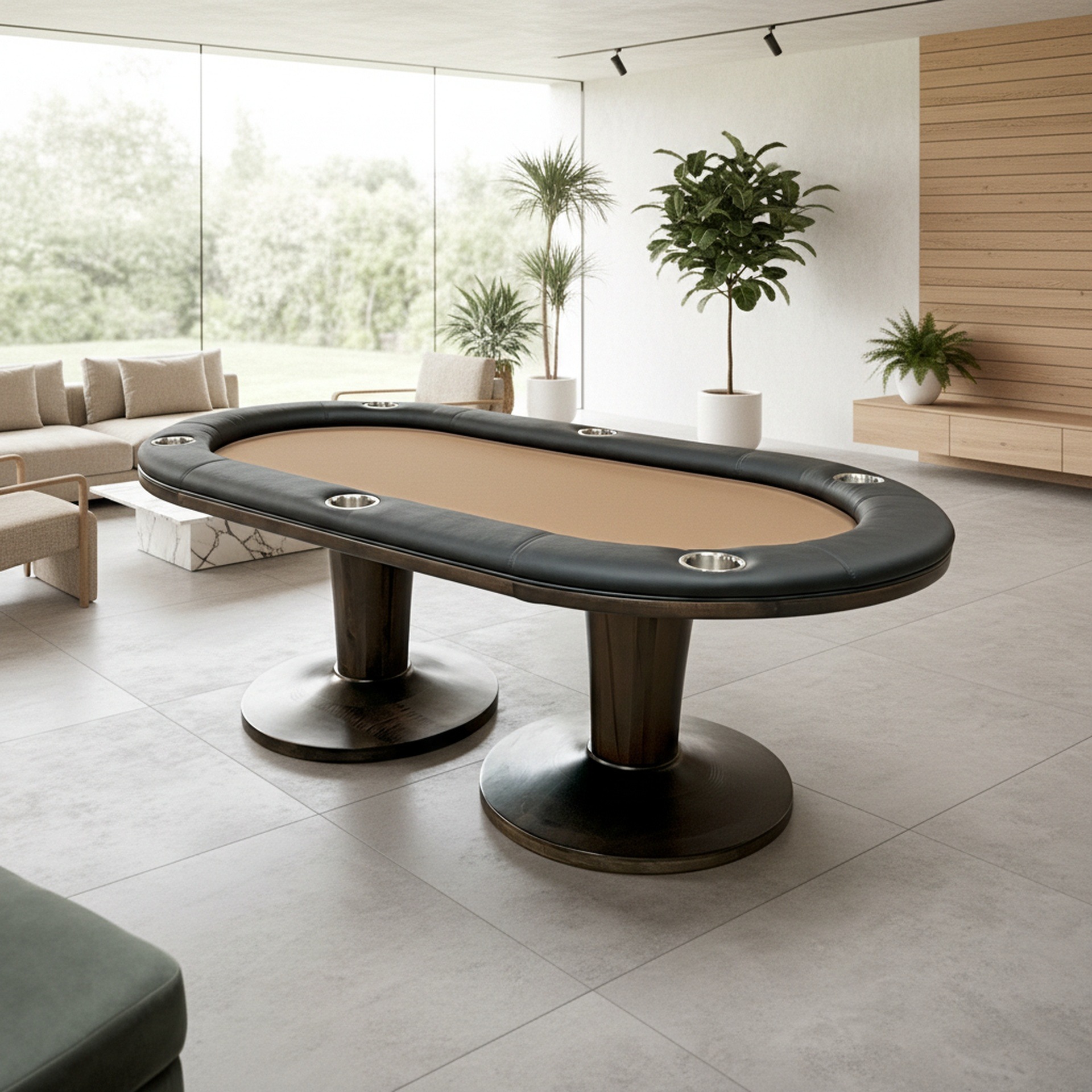 Davenport Oval Game Table