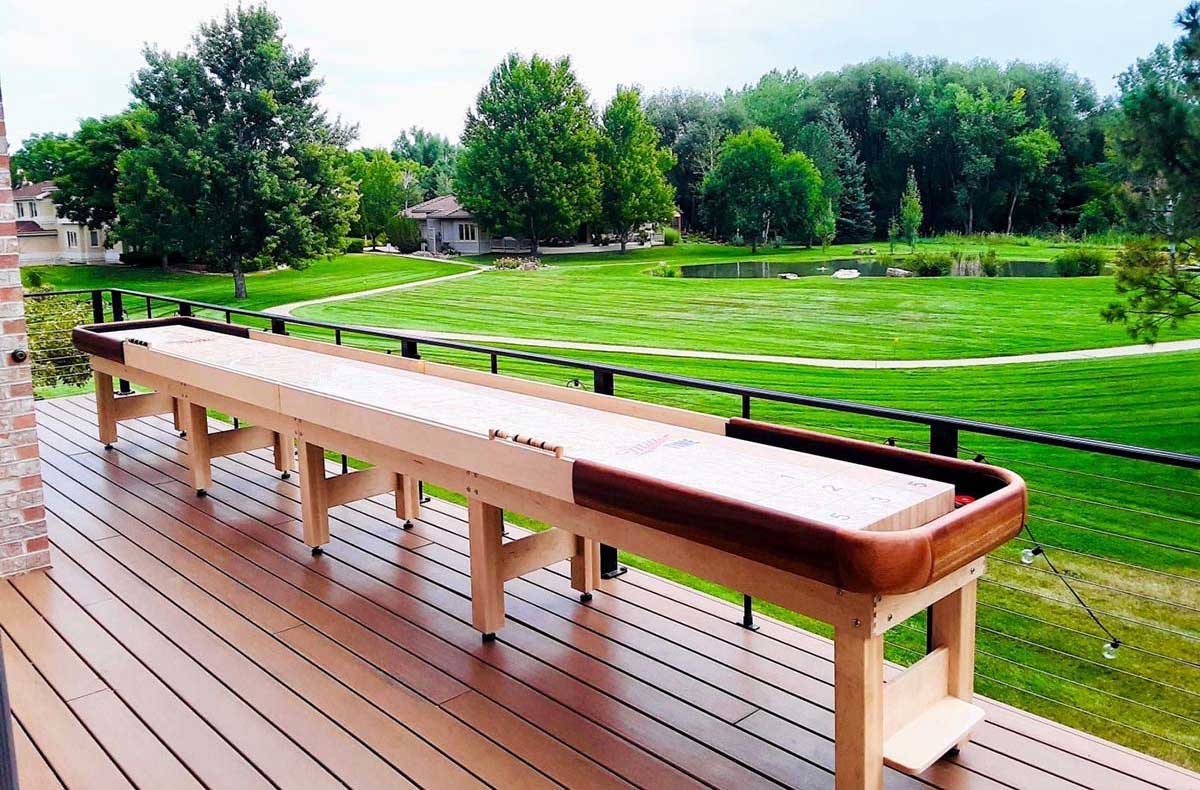 Outdoor Shuffleboard Table