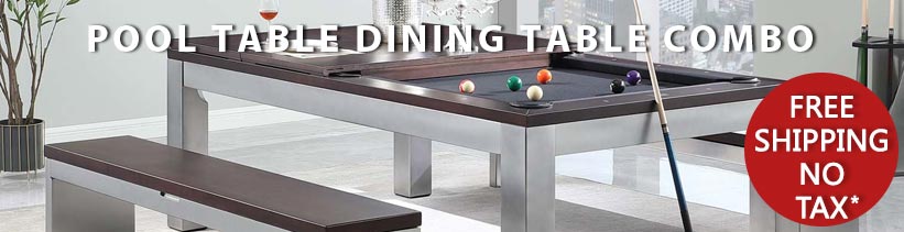 Pool Table and Dining Table Combo